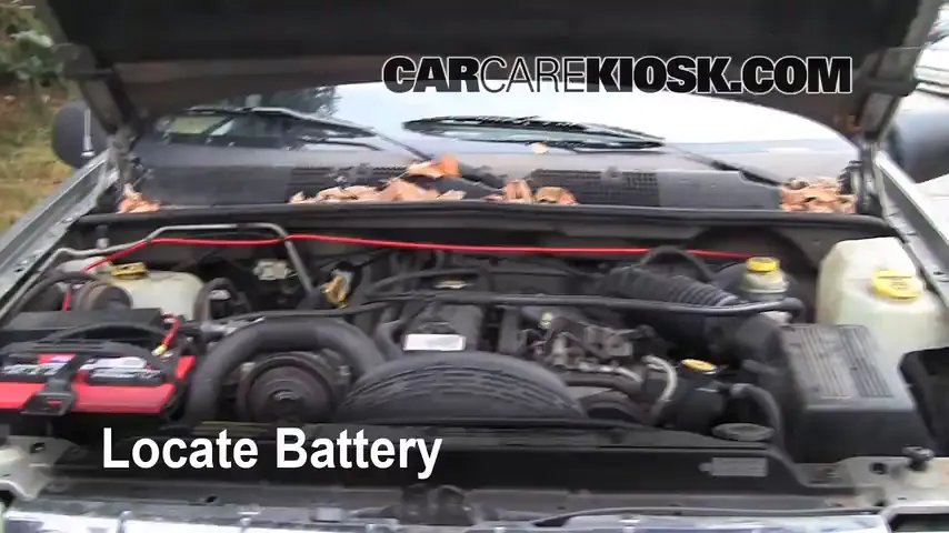 1998 Jeep Grand Cherokee TSi 4.0L 6 Cyl. Battery Replace